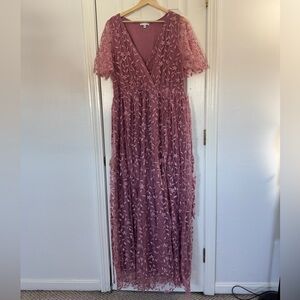 Baltic Born Marseille Embossed Maxi Dress